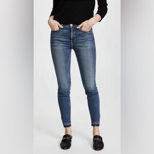 Frame Le High Skinny raw hem